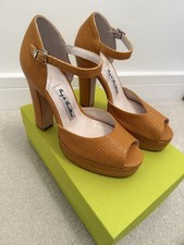 Terry de Havilland Lena Mango Leather Heels UK 5 EU 38 – Worn Once