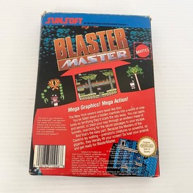 Blaster Master + Box - Nintendo NES - Tested & Working - Free Postage