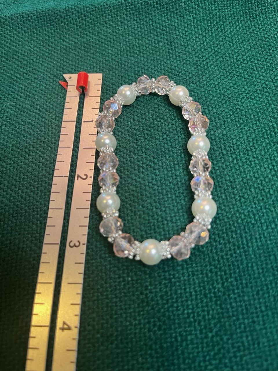 Pink Beaded Stretch Bracelets - image 3