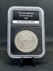 1889-S 90% Silver Morgan Dollar in PCS Holder!