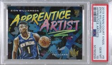 2019 Panini Court Kings Apprentice Artists Zion Williamson #9 PSA 10 GEM MT 1q7