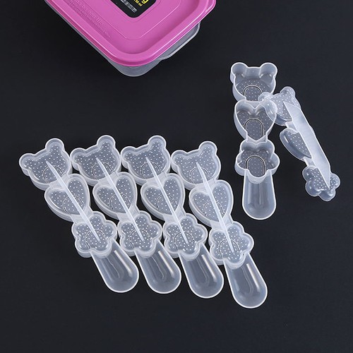 1PC Cartoon Heart Star Bear Shape Sushi Rice Ball Mold DIY Kitchen Sushi Tool - Picture 7 of 9