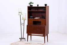 Vintage Mahagoni Regal Möbelfabrik Treman 60er Jahre | Mid Century Schrank Retro