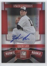 2010 Donruss Elite Extra Edition Rookie 435/650 Zach Lee #150 Auto 0b0