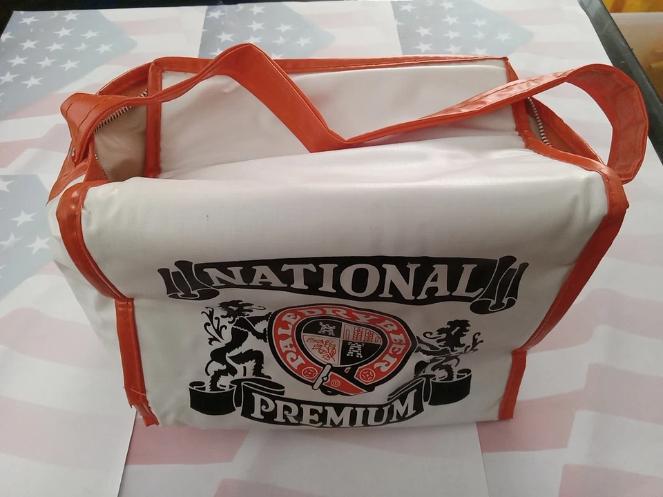 RARO BOLSO ENFRIADOR DE CERVEZA PREMIUM NACIONAL 1983 BALTIMORE ORIOLES VINTAGE Buen Estado Foto 2 de 4