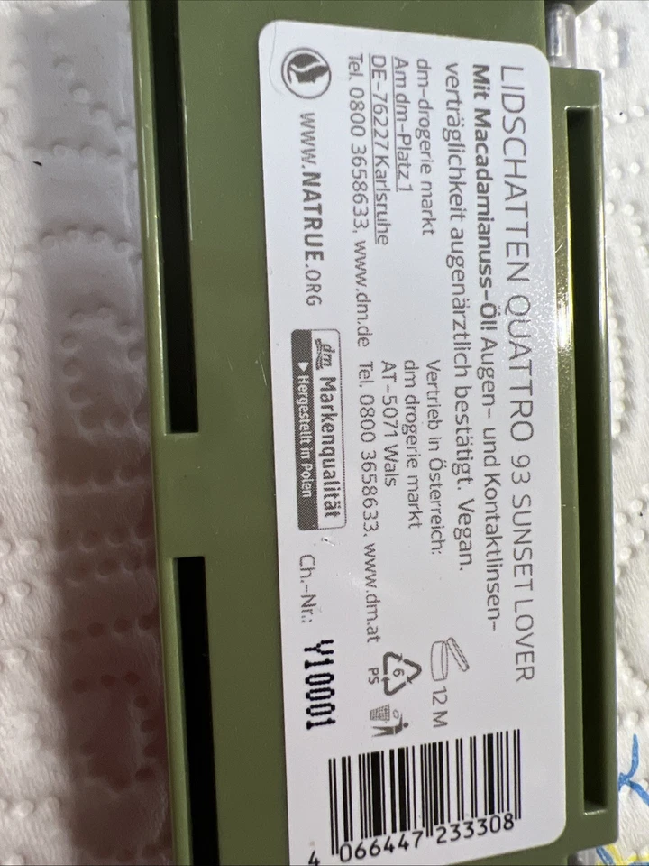 Alverde Naturkosmetik Lidschatten Palette Mit 4 Passenden Farbtönen Von DM Neu - Bild 4 von 4