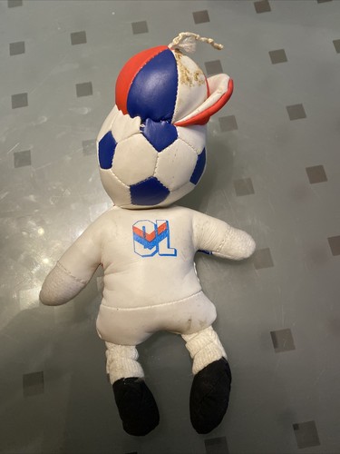 Ancienne Mascotte Figurine Foot Francz OL Olympique Lyonnais Vintage Collector - Photo 2/3