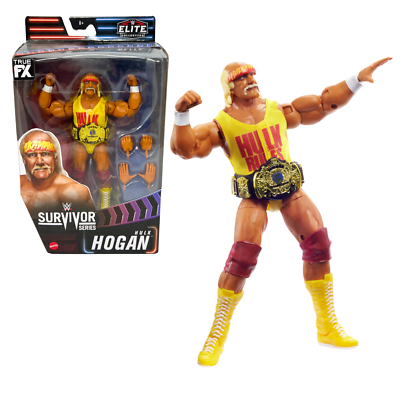Action Figure WWE Survivor Series Hulk Hogan Elite Collection – 15 Cm Con Cintura World Heavyweight Championship - 3