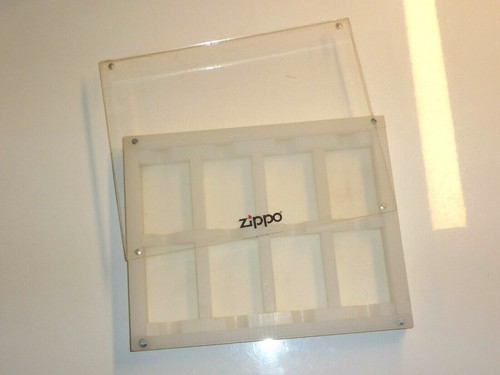 ZIPPO ACRYL STAND STÄNDER/BOX FOR ZIPPO LIGHTER - AUSTELLUNGSSTÄNDER - FEUERZEUG - Picture 9 of 10