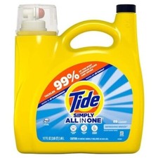 Tide Simply Liquid Laundry Detergent, Refreshing Breeze, 117 oz, 89 Loads 0.11 per gallon