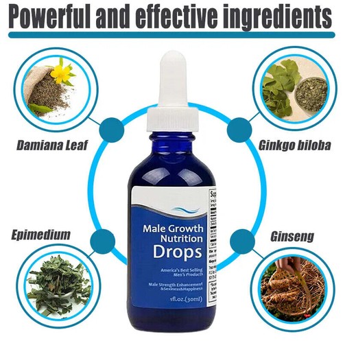 1-3x Gocce Nutrizionali Crescita Maschile, Gocce Benefiche Direzione Blu per Uomo Hot~ - Foto 8 di 18