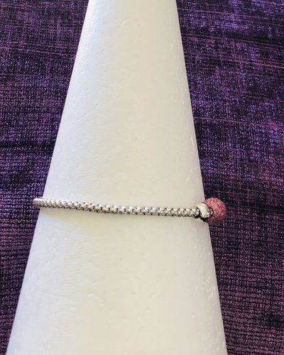 Michael Hill Silver 925 Bracelet Rhodium Plated Stretch Mesh Links + Beads NEW - Picture 5 of 13