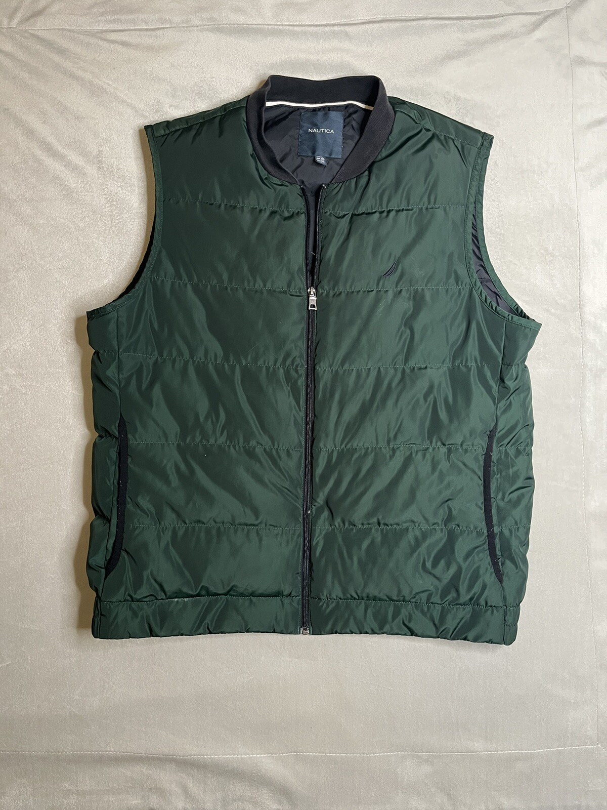 Nautica Green Puffer Vest Men’s Extra Large Gem