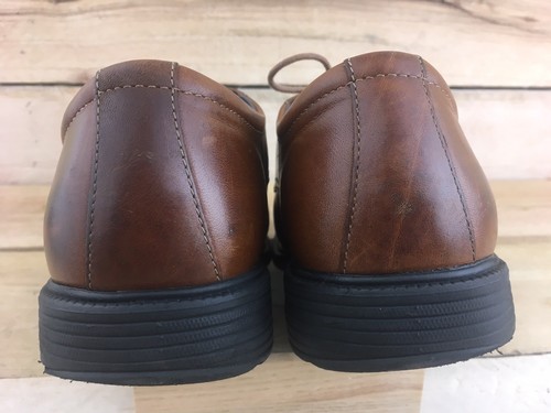 Rockport Mens Brown Leather Oxford Shoes Bicycle Toe K73568 Shoe Sz 8 US 41 EUR - Picture 12 of 12