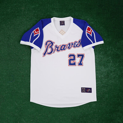 Austin Riley 1970's Atlanta Braves Home White Cooperstown