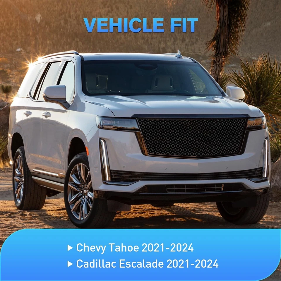 Protectores de lluvia Nilight in Channel para Chevy Tahoe/Cadillac Escalade 2021-2024 Foto 2 de 4