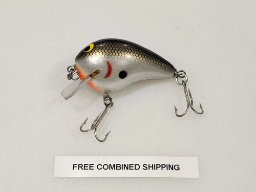 Vintage Bagley Balsa B2 Crankbait w Double Line Tie Tennessee Shad 2