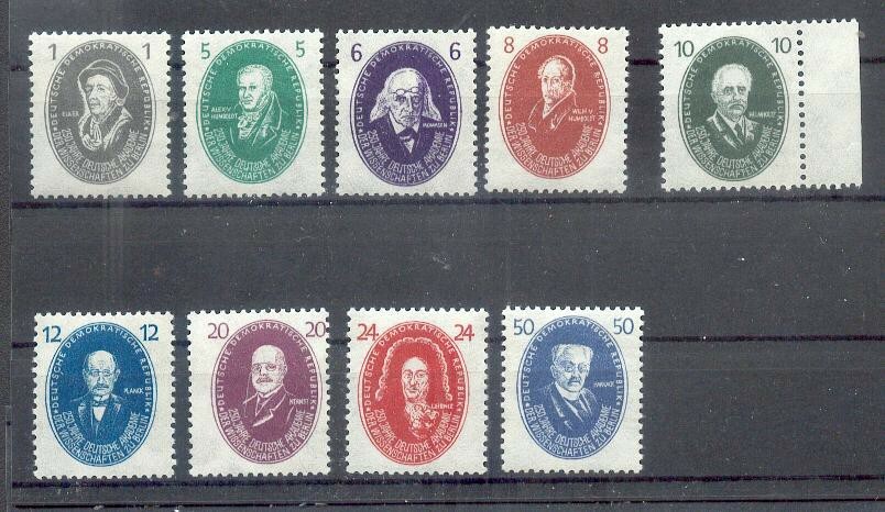 Ddr 261/70 Set Mnh Mint Never Hinged 140eur (G5344)
