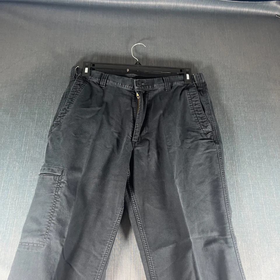 Pantalones de mezclilla cargo Dockers D3 para hombre talla 36 X 30 negros algodón calce clásico pierna recta Foto 2 de 4