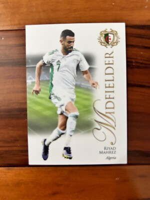 2023 2024 Futera Unique Football Soccer Card Algeria RIYAD MAHREZ Mint