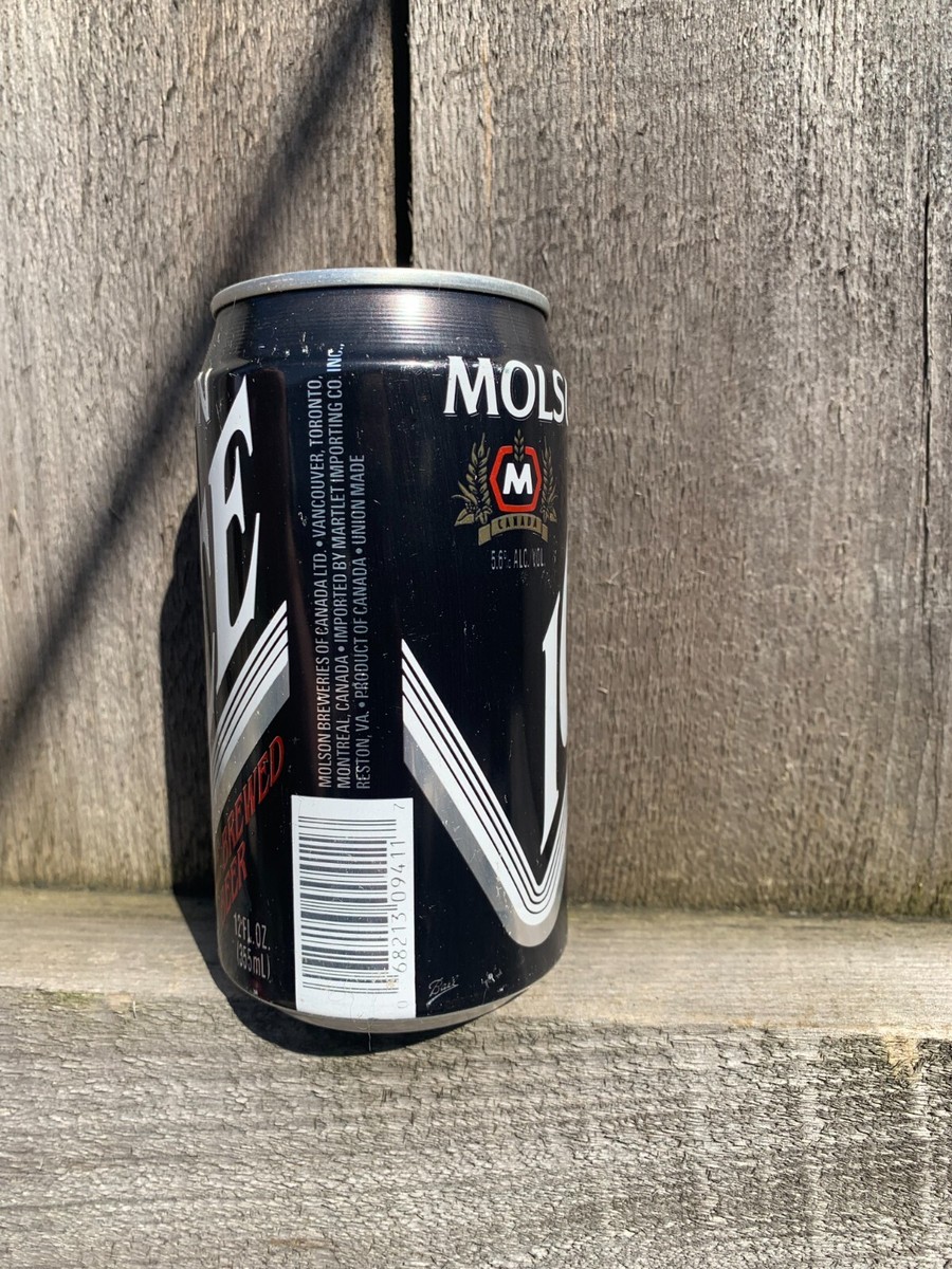 Chemise bière Molson Export vintage des années 90, point unique AOP, impression intégrale - adulte de grande taille / XL - France