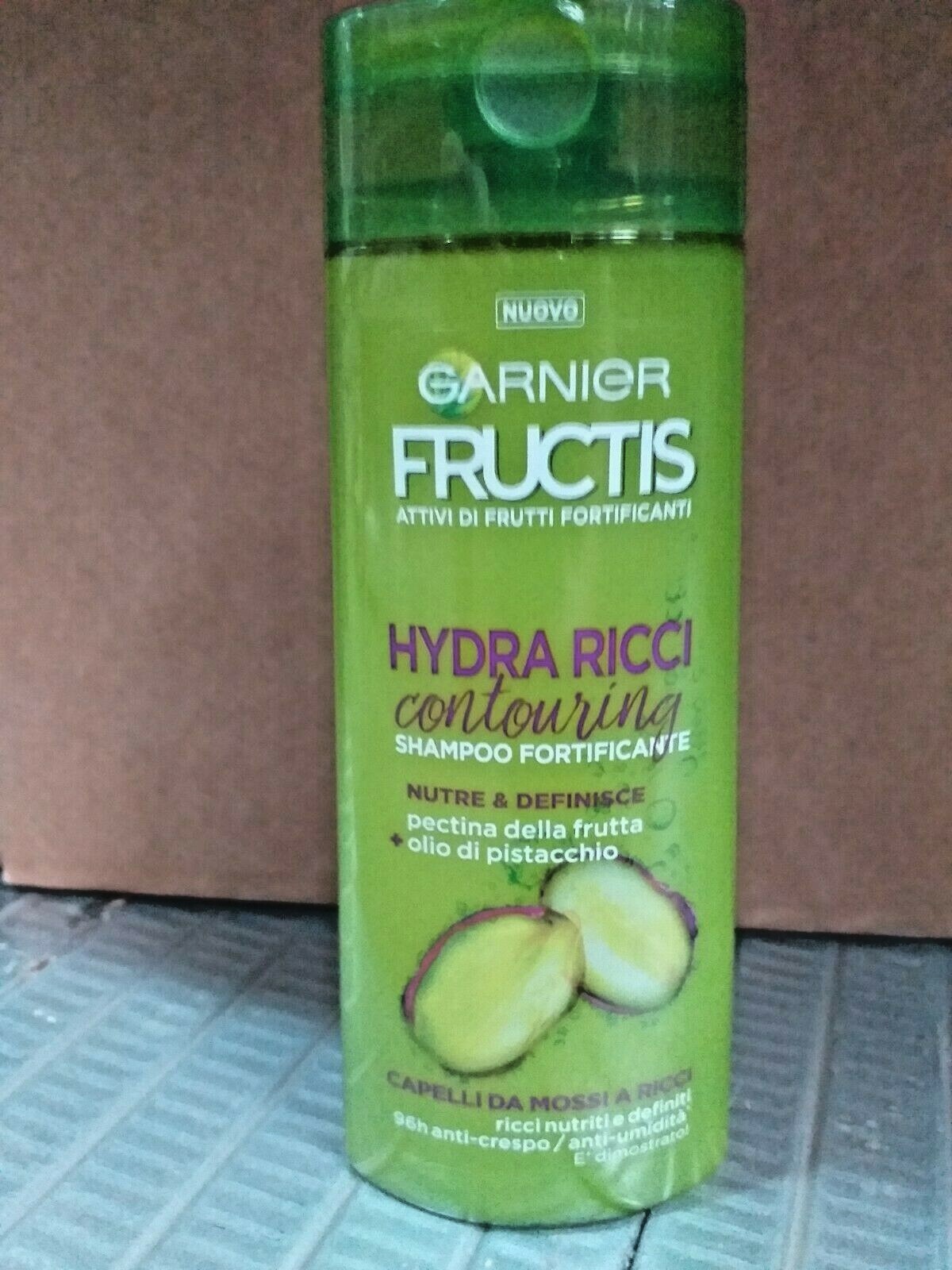 6 pz Garnier Fructis Hydra Ricci Shampoo Olio di Pistacchio Capelli Mossi Ricci