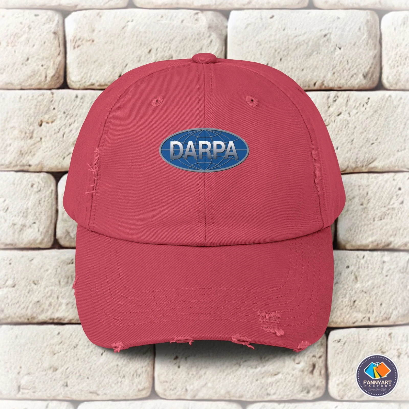 DARPA Emblem Unisex Distressed Cap