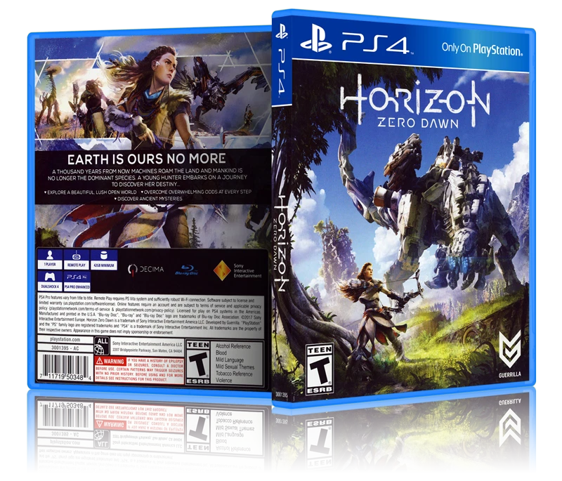 Horizon zero dawn cheap ps4 cover