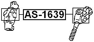 Junta universal (automática) para Suzuki Grand Vitara 2008 de lujo OEM 56370-25000 Foto 2 de 3