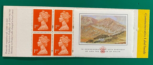 GB 1998 SG HB16 / 1671la NVI Walsall Booklet; Prince of Wales 50th Birthday