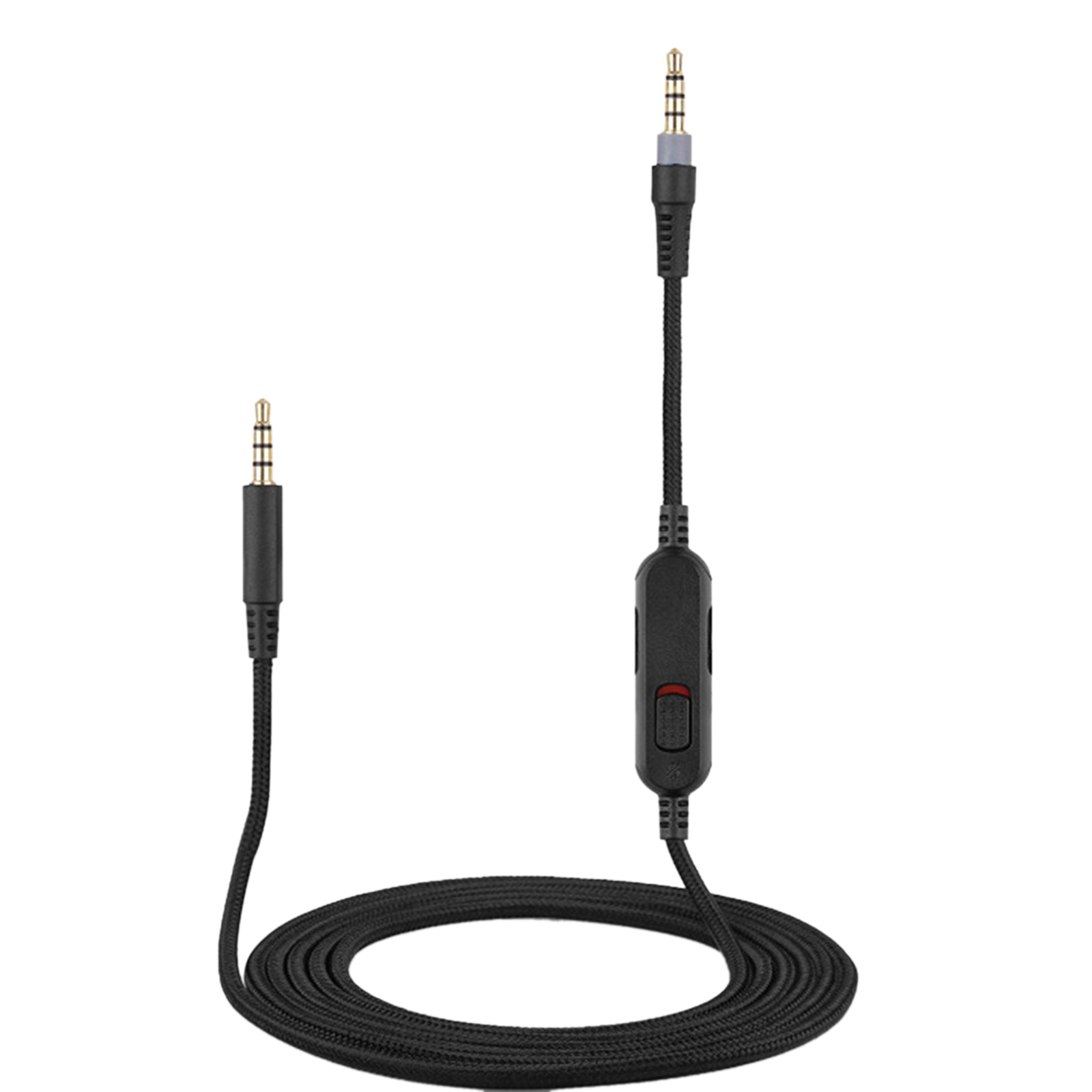 Audio Cord Plug Play Antiinterference 3.5mm Headmounted Earphone Cord