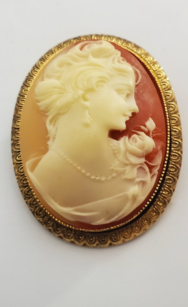 アクセサリー Antique Cameo Brooch s-l1200.jpg