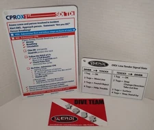 ERDI Scuba Diving 2006 Plastic Training Signs & ERDI Sticker