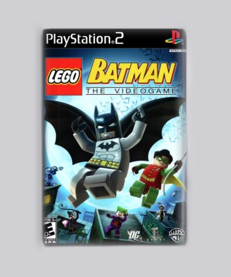 LEGO BATMAN / PS2 - 2''x3'' FRIDGE MAGNET (playstation 2 retro