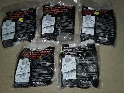 40 - Amerimax Gutter Guard Girders 5'' Metal 8 Support/Screws Each 5 Packs 100'