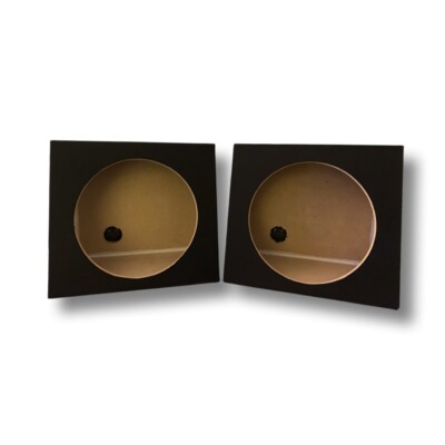 1 Pair Truck Wedge Slim Standard Box 12'' Shallow Sealed Sub Box Enclosure