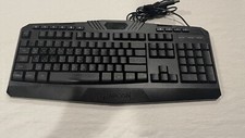 Red Dragon Keyboard S101-3, RGB LED Backlit 104 Keys USB Wired, Ergonomic
