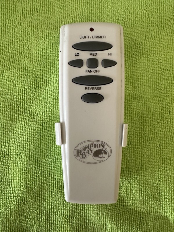 Genuine Hampton Bay Ceiling Fan Remote Control - UC7078T w/ Reverse button