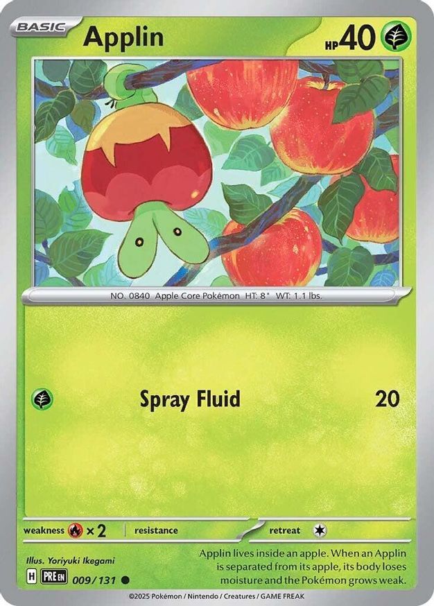 Pokemon Applin (9/347) Prismatic Evolutions LP