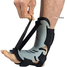 AFO Tendonitis Flexibrace Adjustable Dorsal Plantar Fasciitis Night Splint Brace