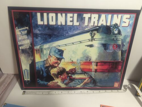 Set Of 4 retro toy Lionel Electric Trains Model Railroad railway metal tin - Picture 2 of 15
