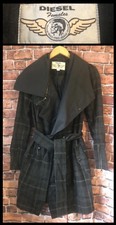 Diesel : Tweed Punk Lagenlook Coat : Made In Italy : Small