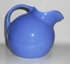 VINTAGE Homer Laughlin Company Harlequin Mauve Blue Ice Lip Pitcher