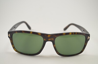 Tom Ford August Sunglasses TF678 52N 59-18-140mm Dark Havana