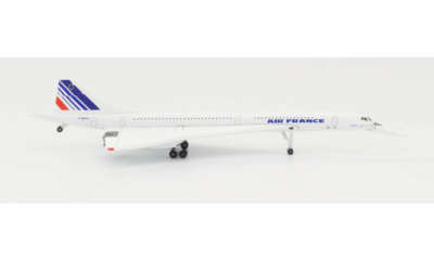 エールフランス　Air France Concorde Herpa 1/500 Airplane Herpa Wings 1/500 Air France BAC Concorde - nose down
