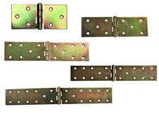 Backflap Hinge Galvanised Steel Back Flap Hinges Door Gate Box Shed Chests NEW