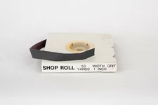 1" x 50 Yd Aluminum Oxide Emery Cloth Sandpaper Shop Rolls - 180 Grit