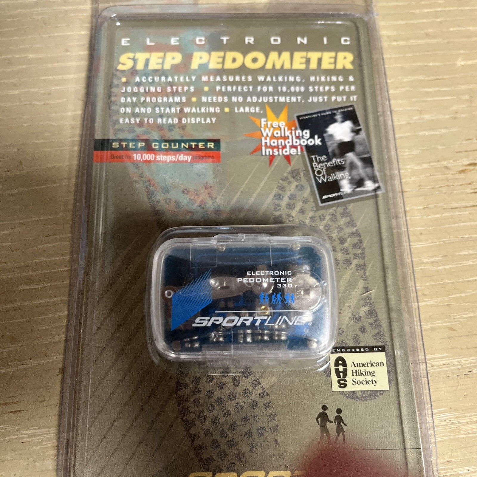 Sportline Electronic Step Counter Pedometer 330 SEALED eBay