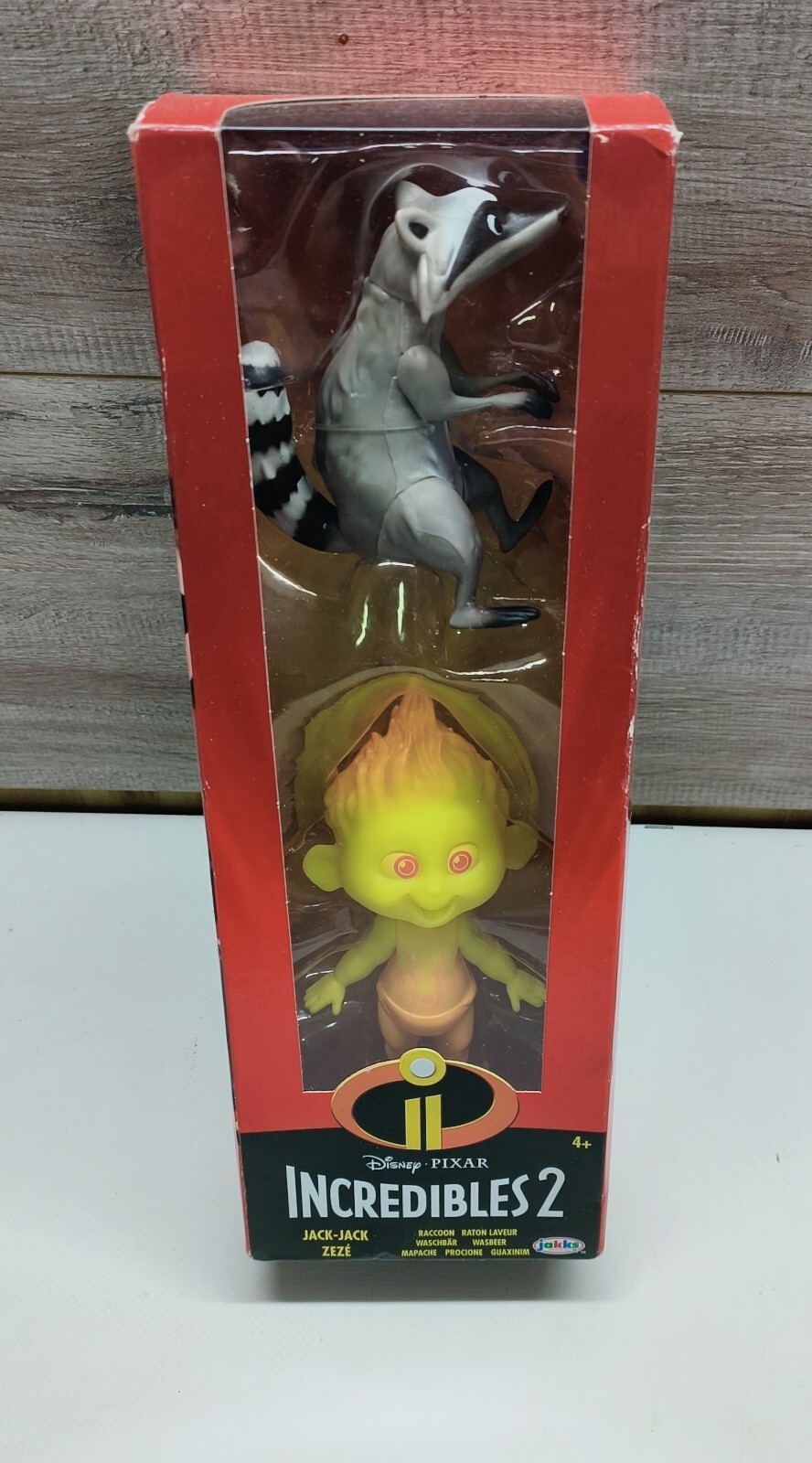 Incredibles 2 Jack-Jack & Zeze Raccoon - Disney Pixar Action Figures New