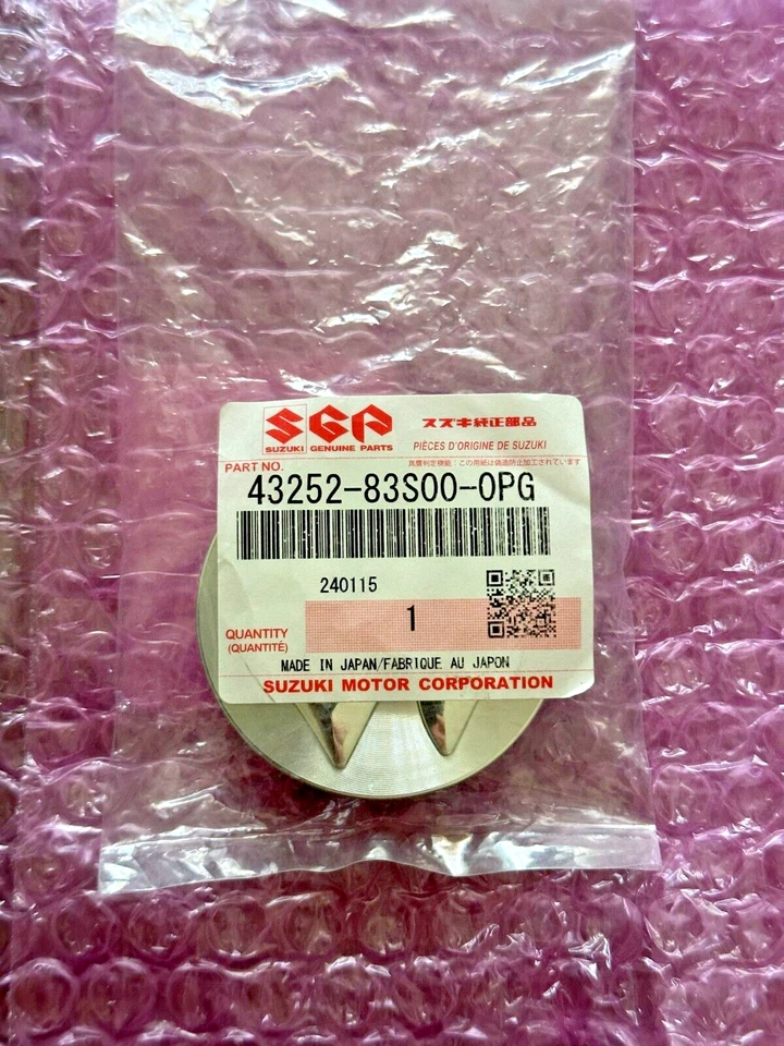 一个! 原始设备制造商 铃木 2006-13 Grand Vitara 合金车轮中心盖 43252-83S00-0PG — 第 3/4 张图片